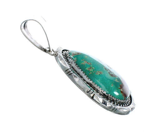 Navajo Native American Turquoise Sterling Silver Pendant NN20061